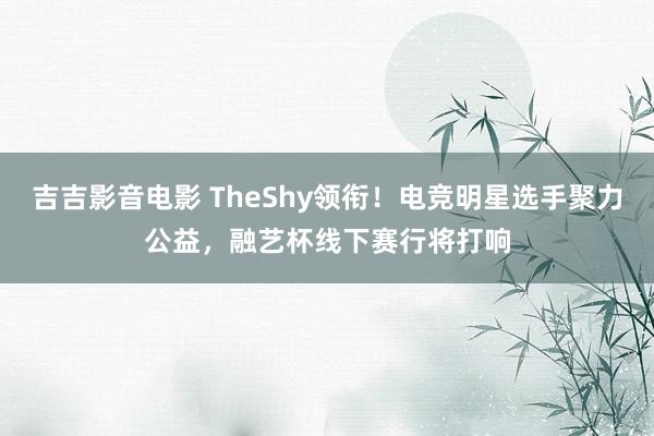 吉吉影音电影 TheShy领衔！电竞明星选手聚力公益，融艺杯线下赛行将打响