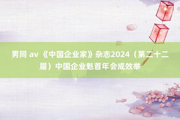 男同 av 《中国企业家》杂志2024（第二十二届）中国企业魁首年会成效举