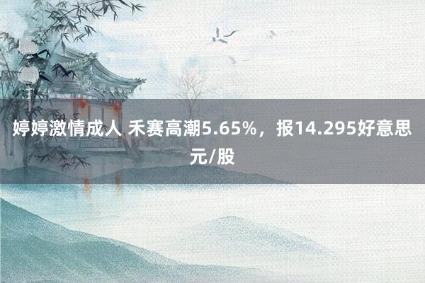 婷婷激情成人 禾赛高潮5.65%，报14.295好意思元/股